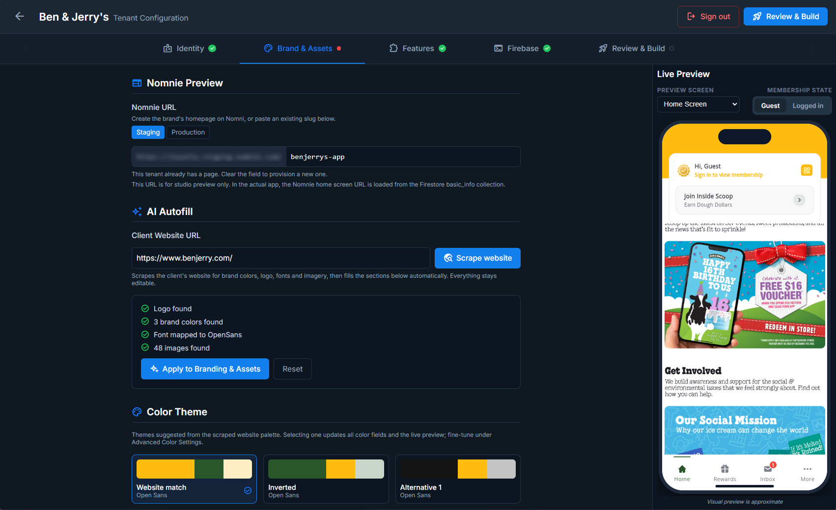 Online Ordering Studio